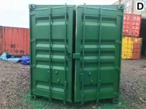 Container Painted in Green