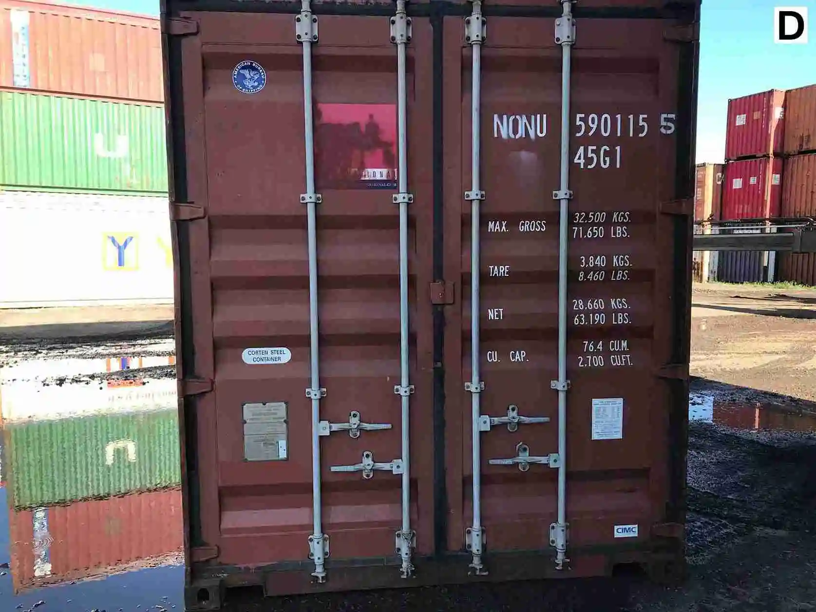 Container View Main Door