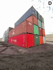 Container in a row